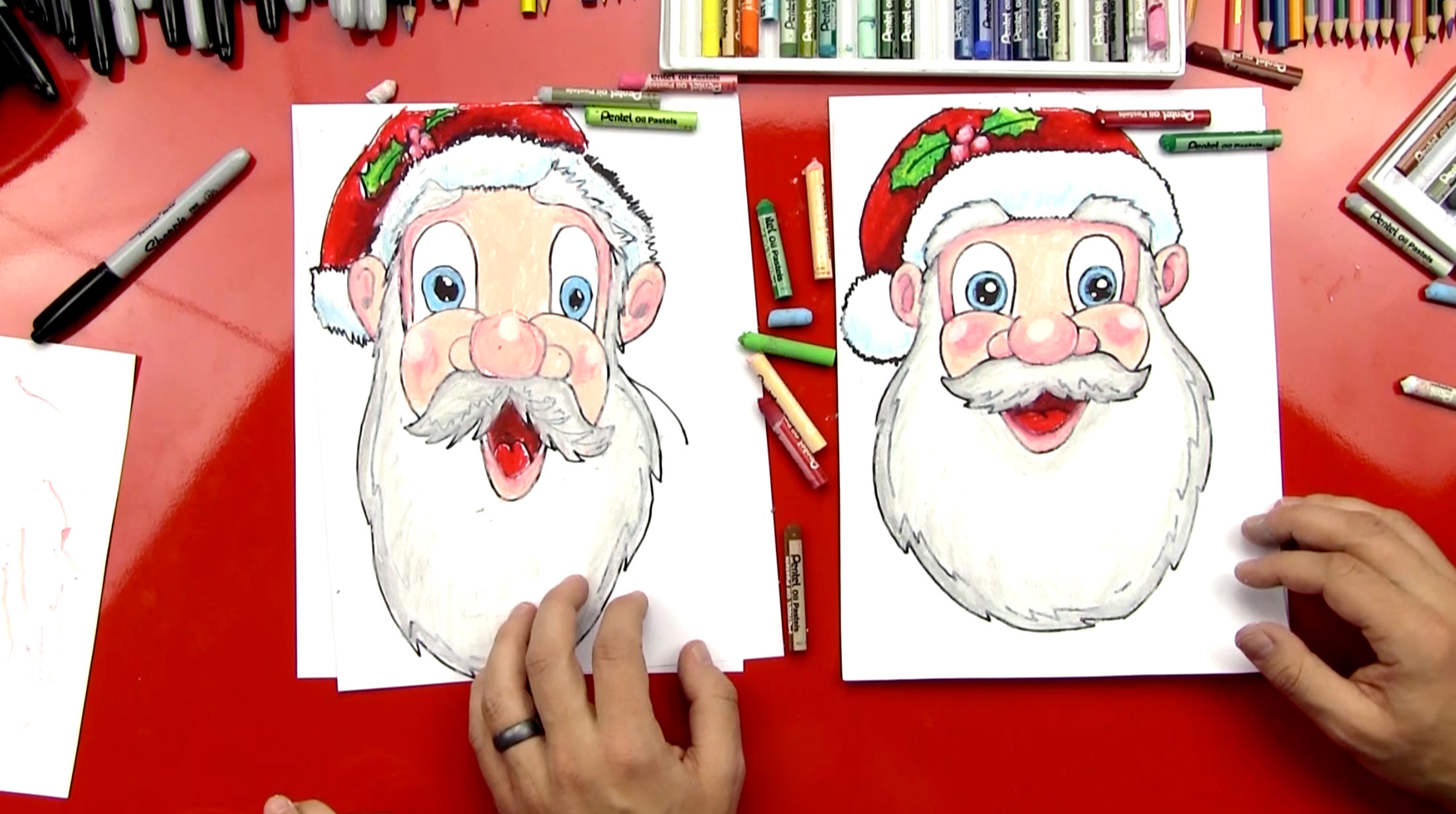 Drawing Santa Claus Step By Step | Search Results | Calendar 2015