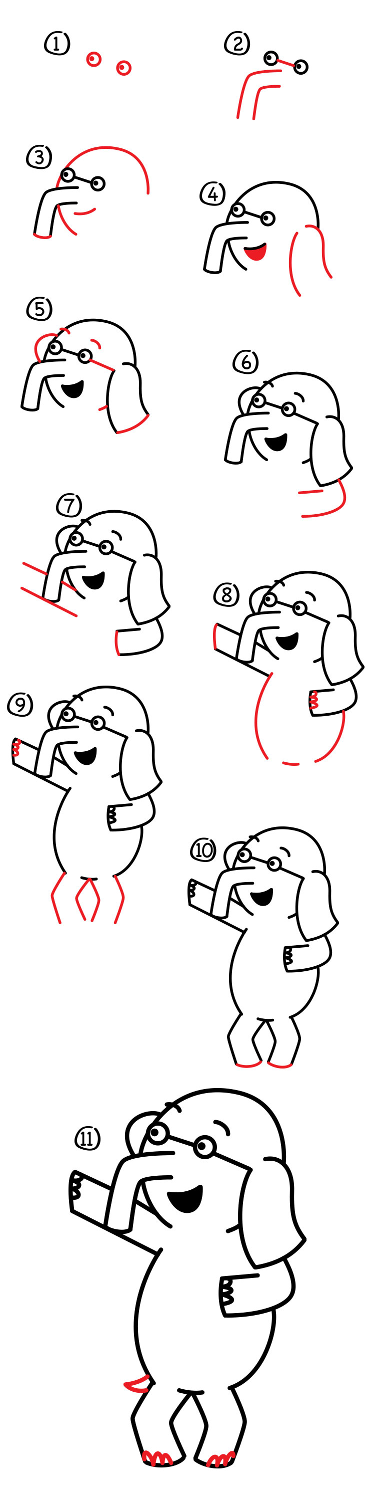 How To Draw Gerald - Art For Kids Hub