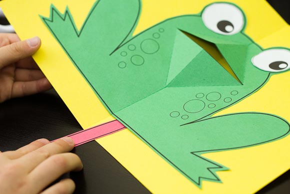 Easy Pop-Up Frog - Art For Kids Hub -