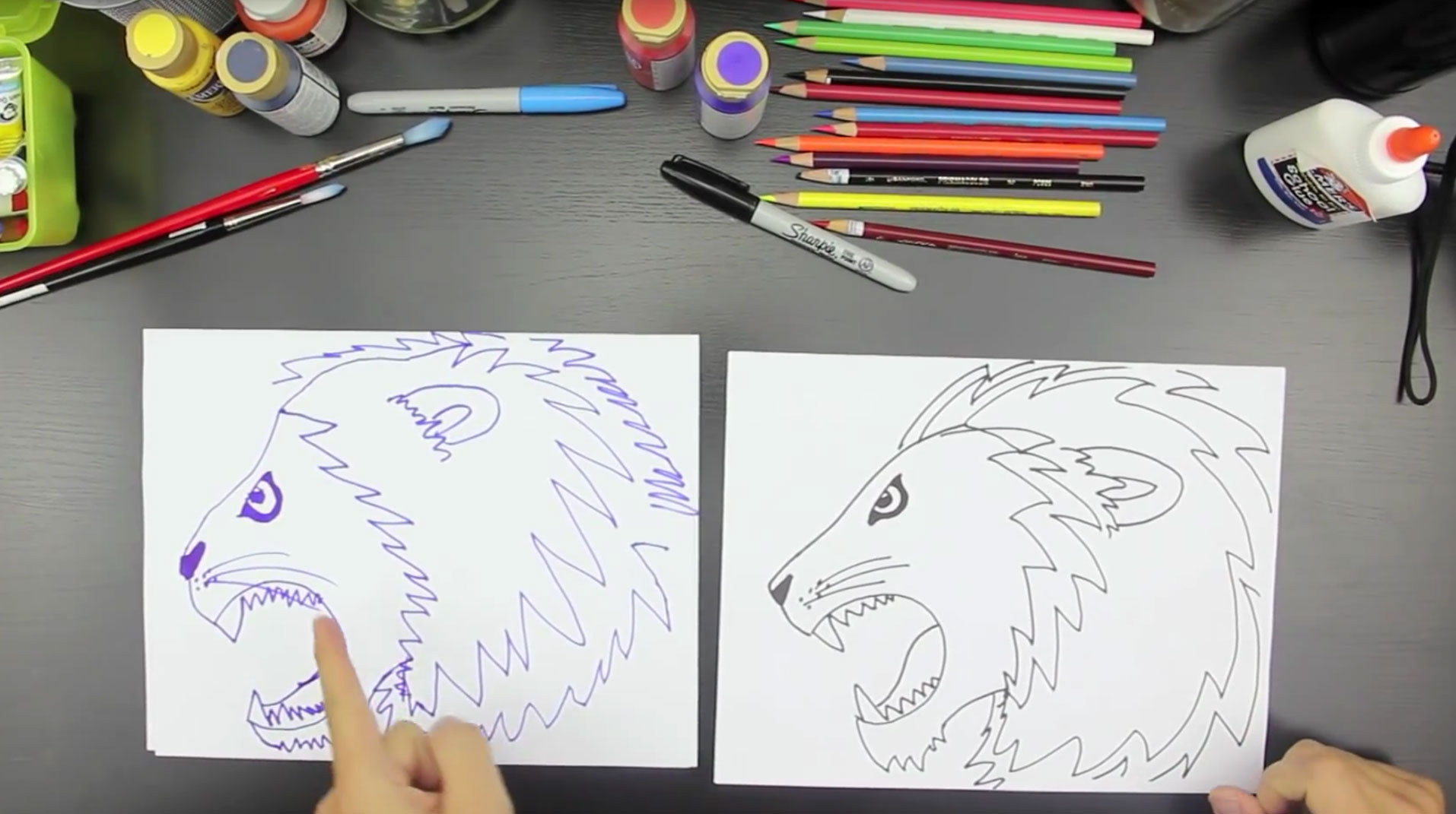 How To Draw A Lion Art For Kids Hub Lion Art Art For Kids Hub Images
