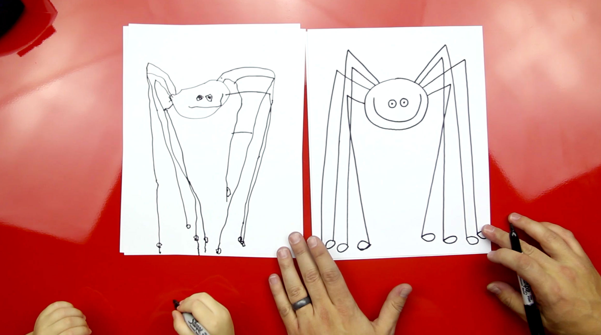 How To Draw A Daddy Long Legs - Art For Kids Hub