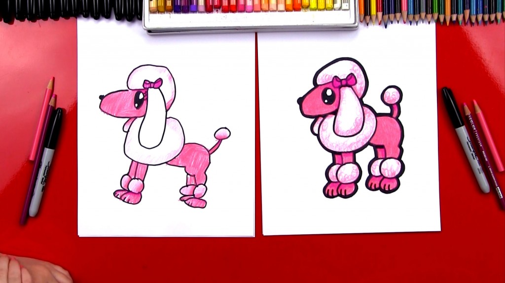 How To Draw A Poodle