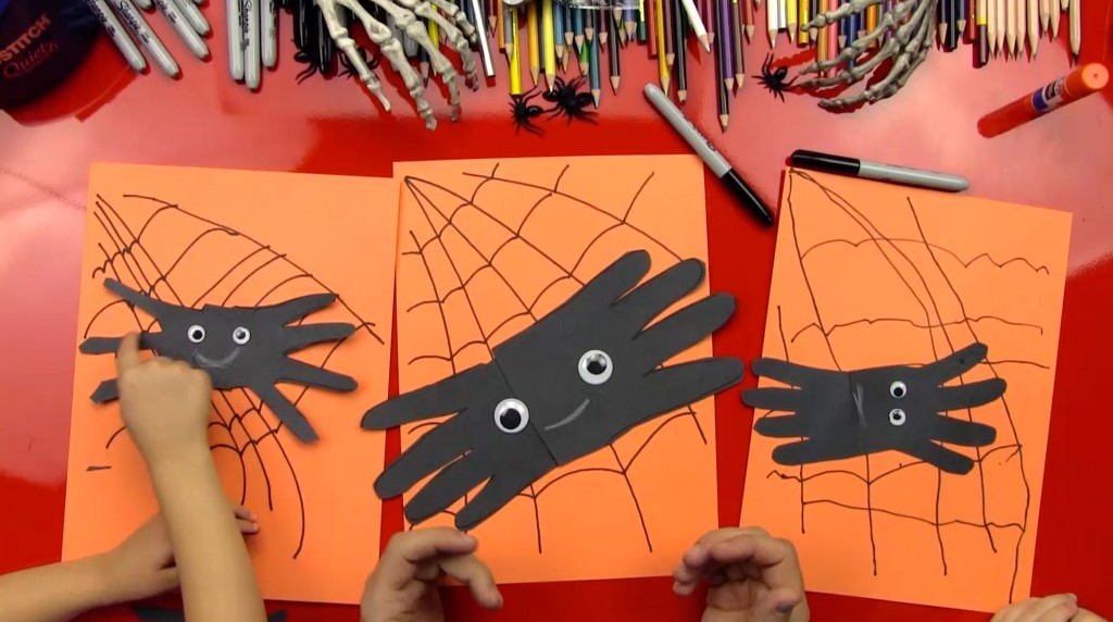 How To Make Spider Hand Cutouts