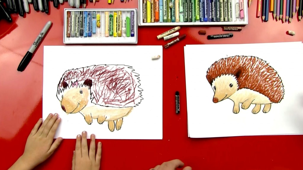 How To Draw A Hedgehog