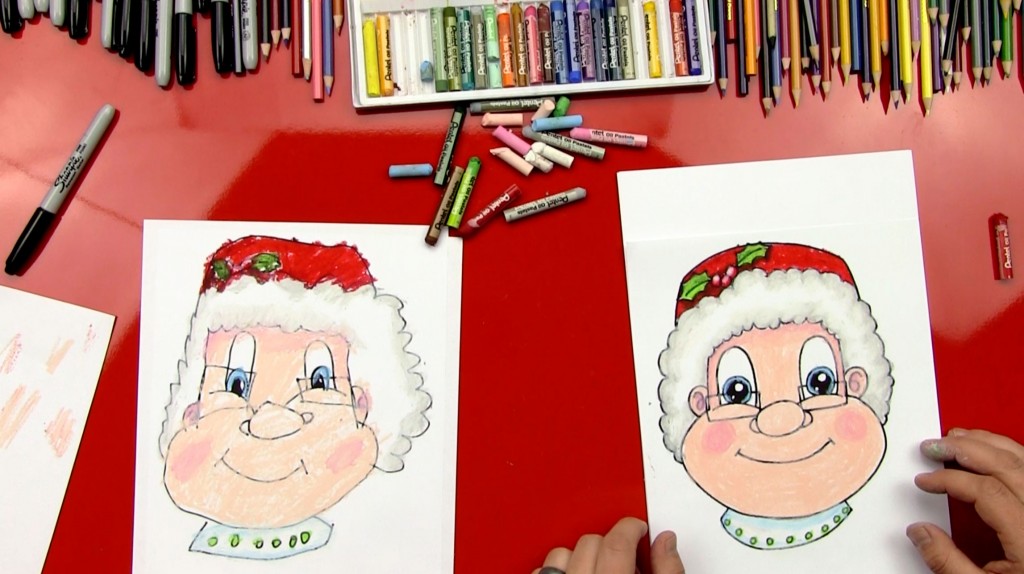 How To Draw Mrs. Claus