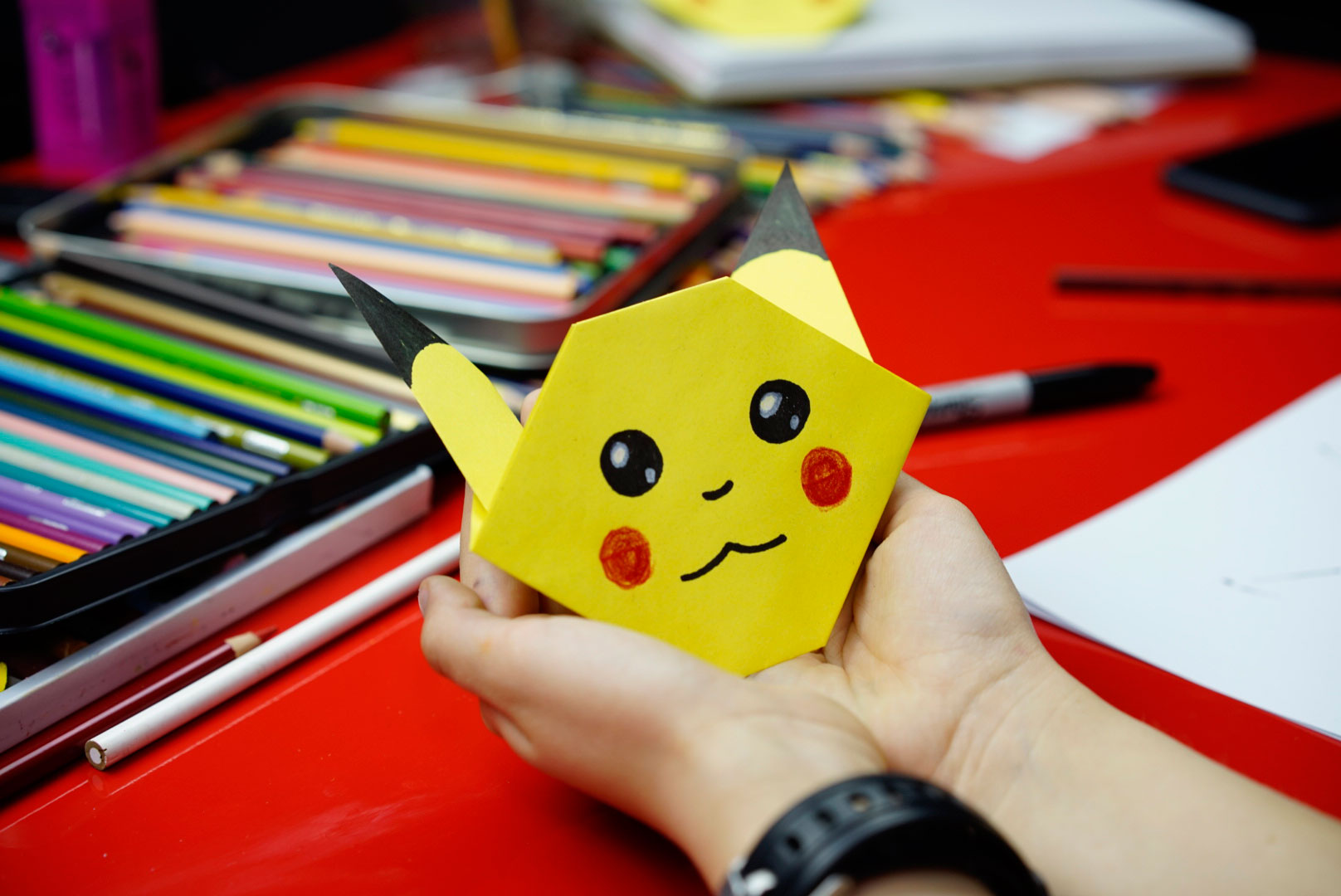 How To Fold Pikachu Origami - Art For Kids Hub
