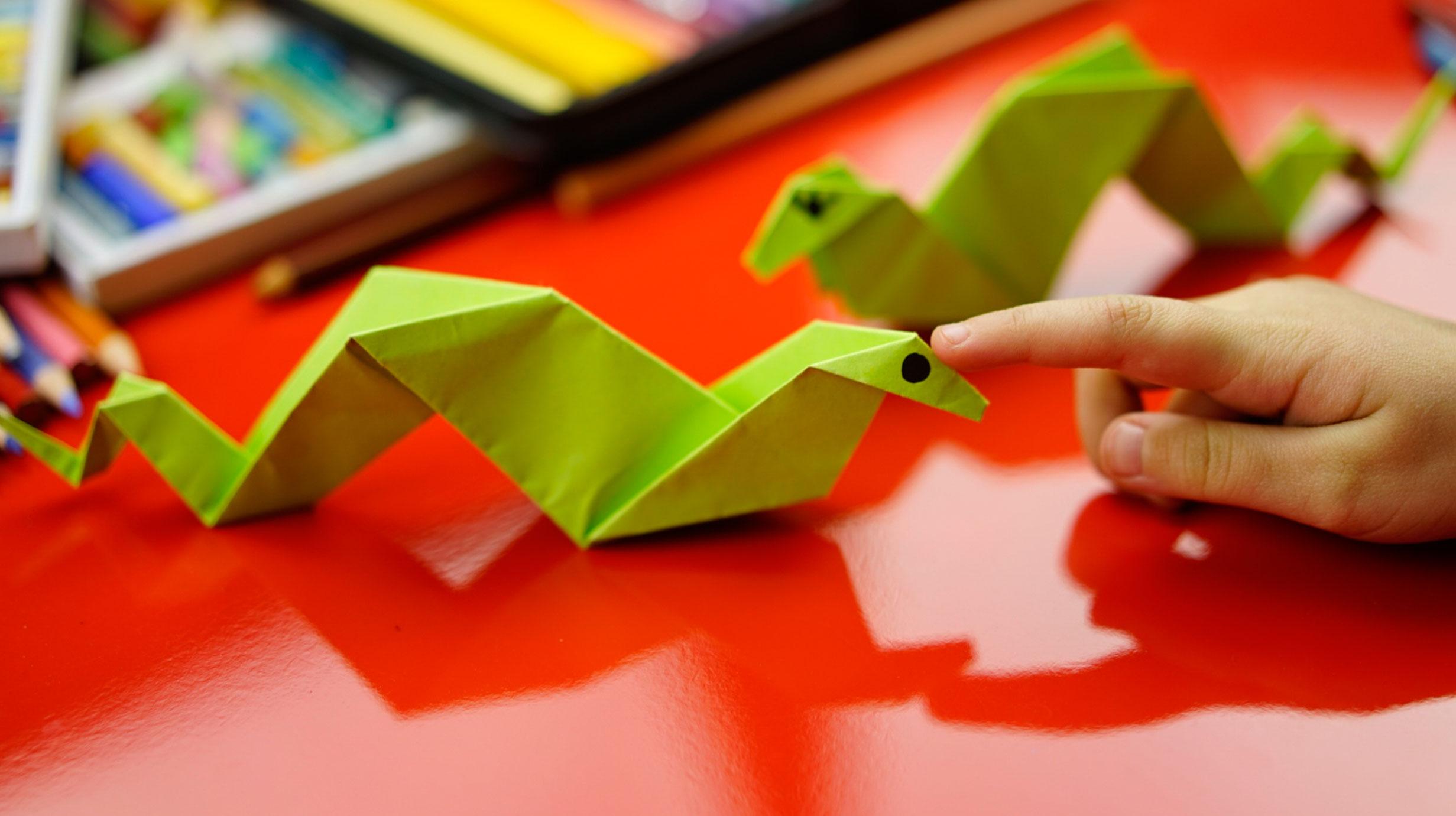 How To Fold An Origami Snake - Art For Kids Hub