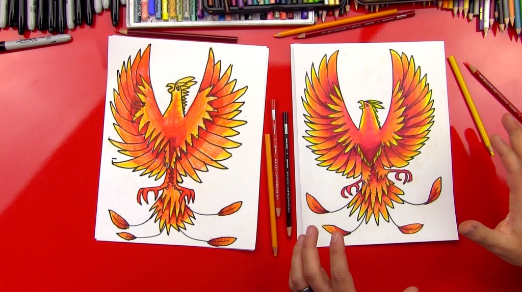 How To Draw A Phoenix