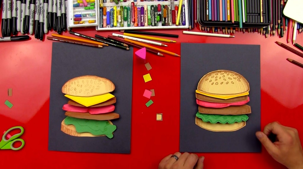 How To Make A Hamburger Cutout