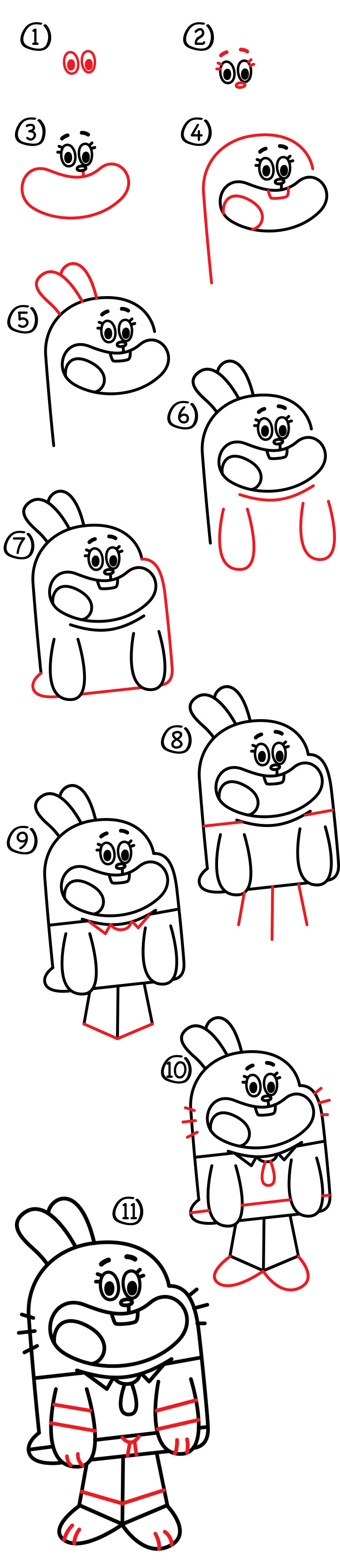How To Draw Richard Watterson from The Amazing World of Gumball