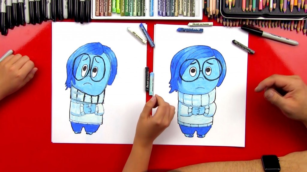 How To Draw Sadness From Inside Out