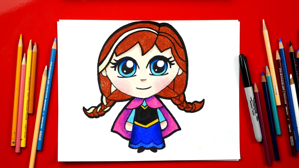 How To Draw Anna From Frozen *NEW*