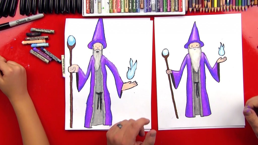 How To Draw A Wizard