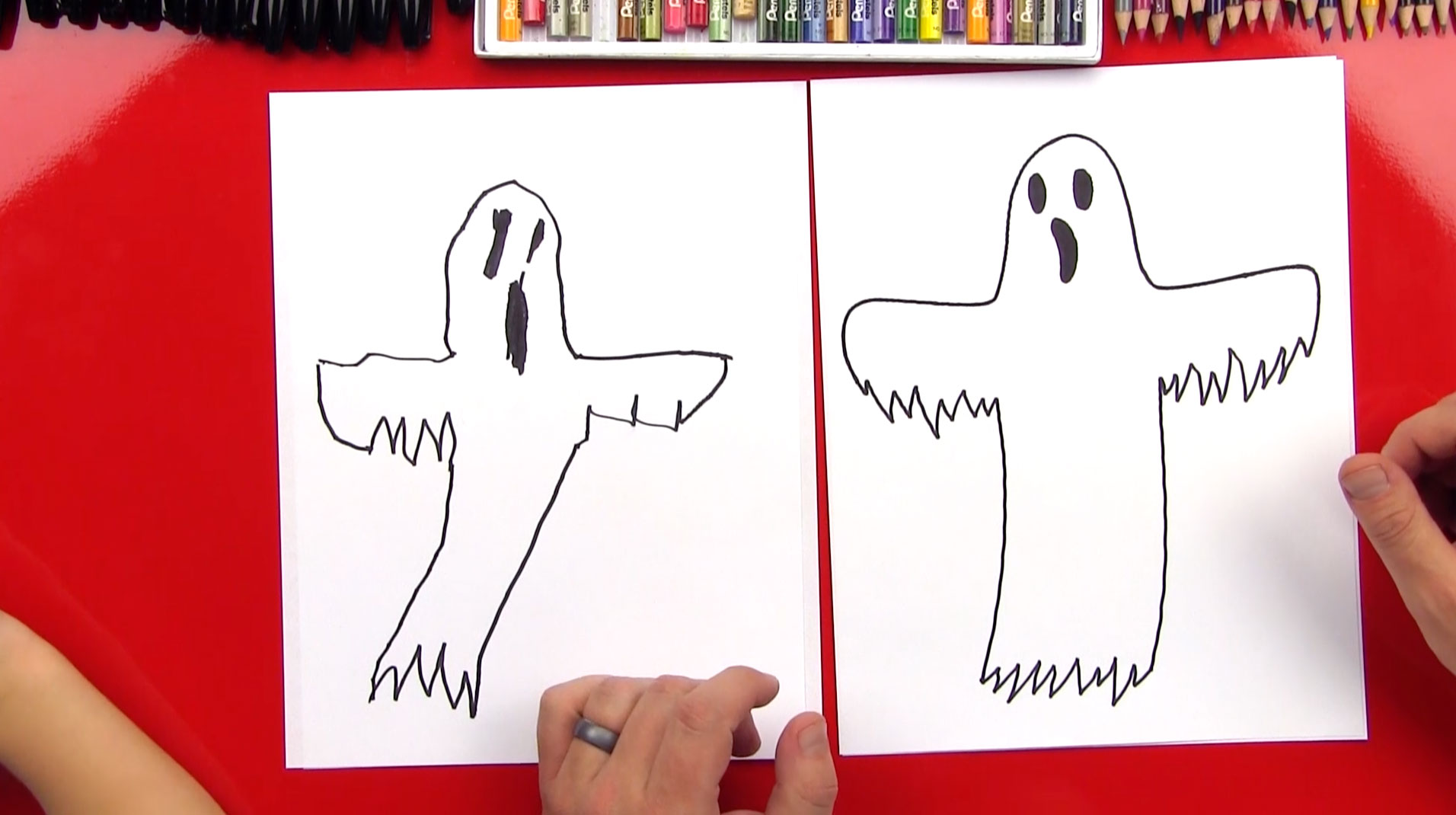 How To Draw A Ghost - Art For Kids Hub