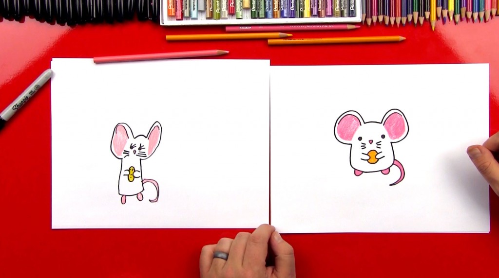 How To Draw A Cartoon Mouse