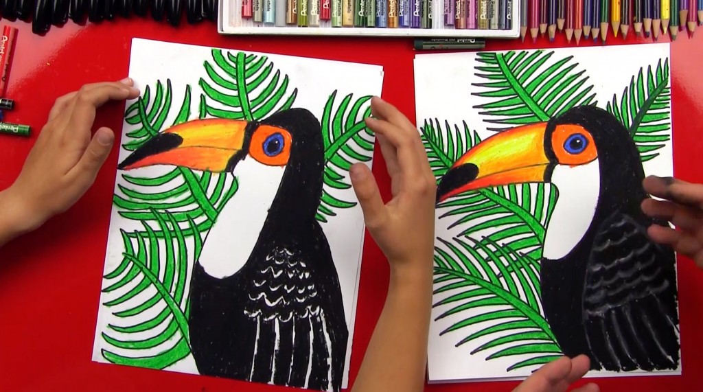 How To Draw A Realistic Toucan