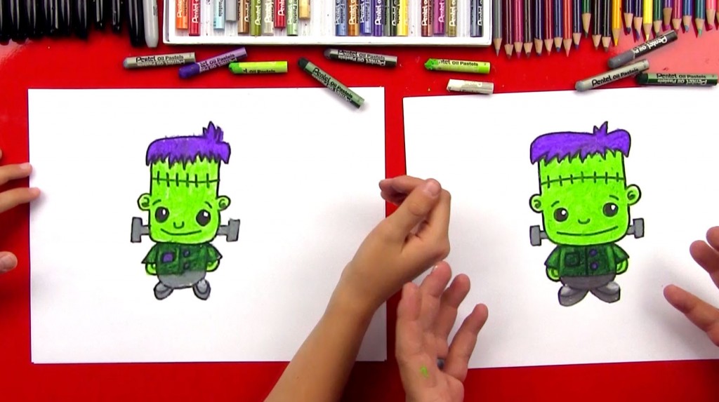 How To Draw Frankenstein