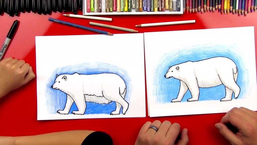 How To Draw A Polar Bear (Realistic)