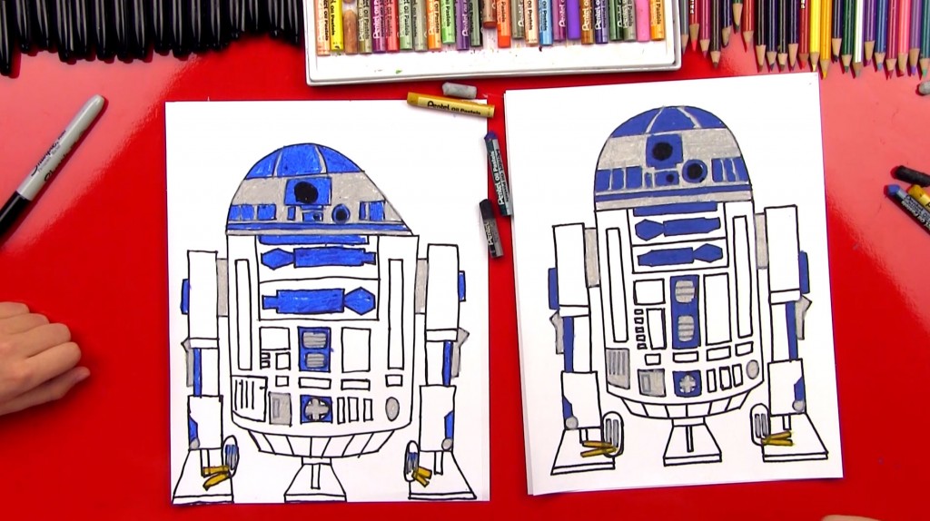 How To Draw R2-D2