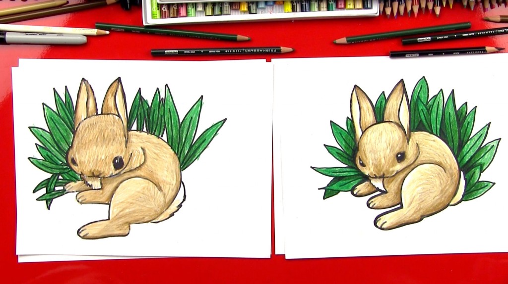 How To Draw A Realistic Bunny