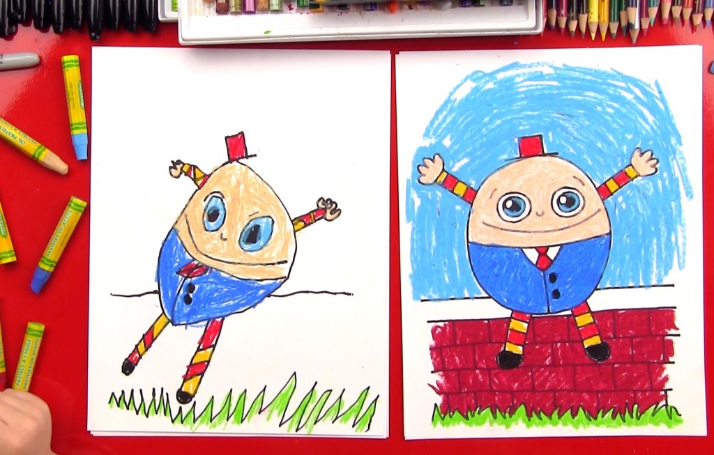 How To Draw Humpty Dumpty