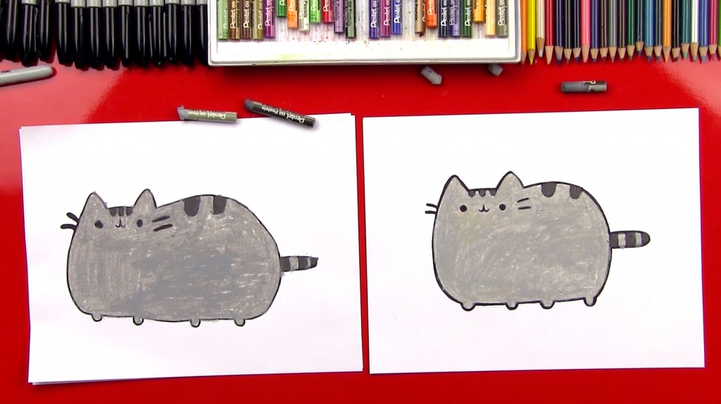 How To Draw The Pusheen Cat