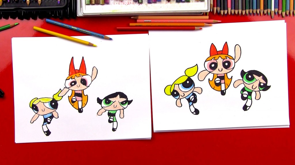 How To Draw The Powerpuff Girls