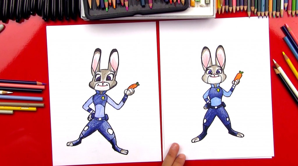 How To Draw Judy Hopps From Zootopia