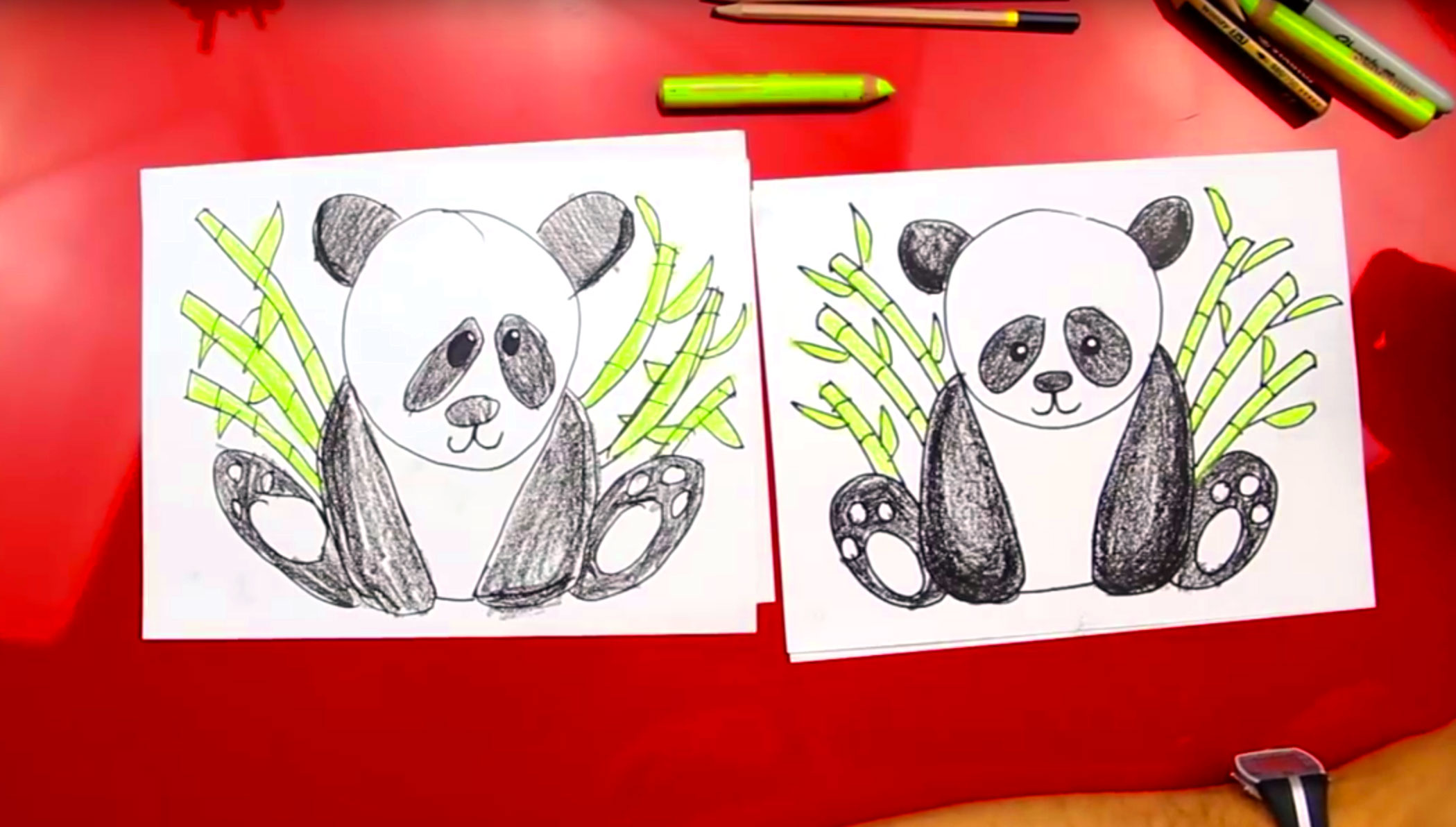 How To Draw A Panda - Art For Kids Hub