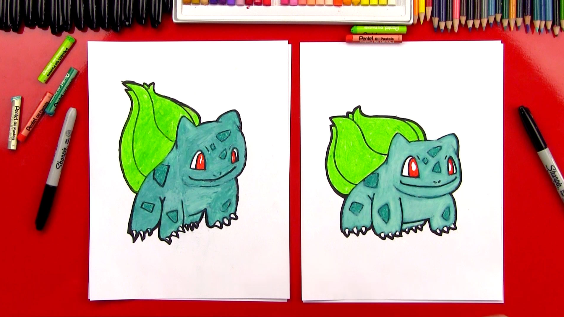 How To Draw Bulbasaur﻿ Pokemon - Art For Kids Hub