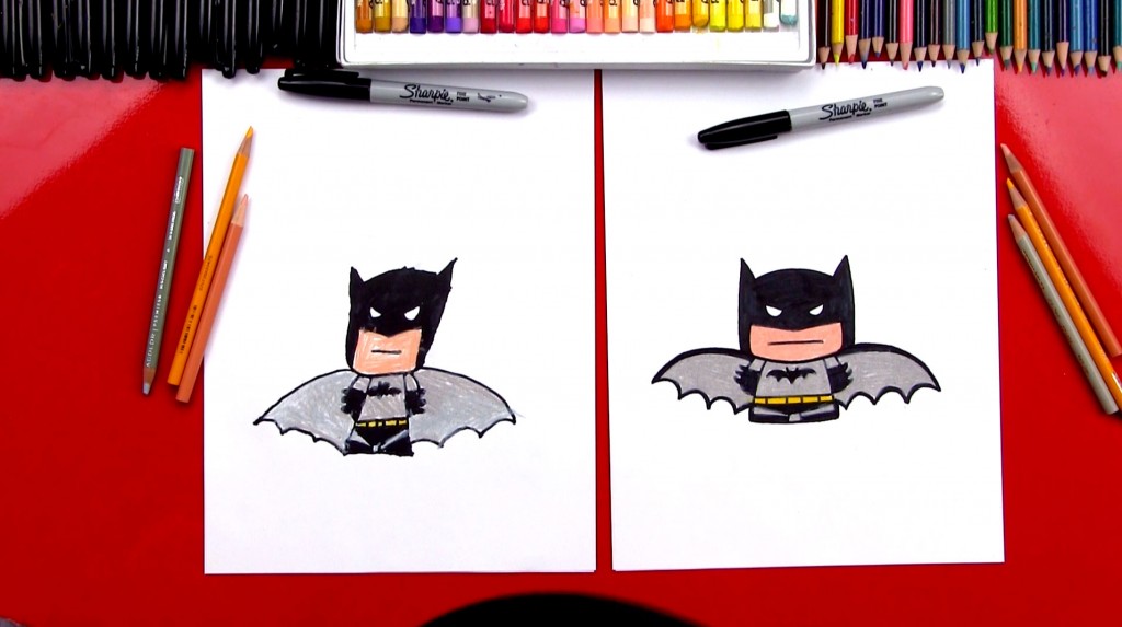 How To Draw Cartoon Batman