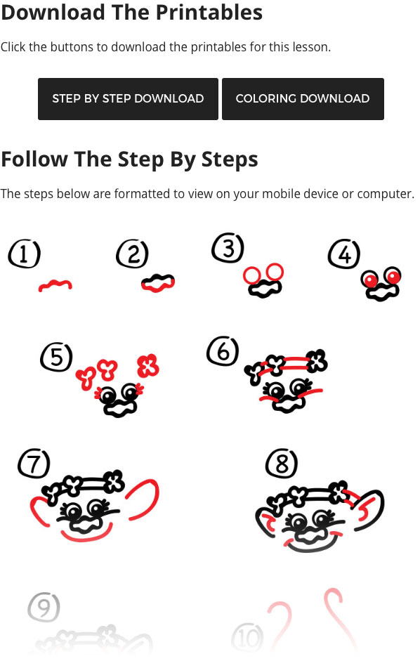 How To Draw Poppy From Trolls