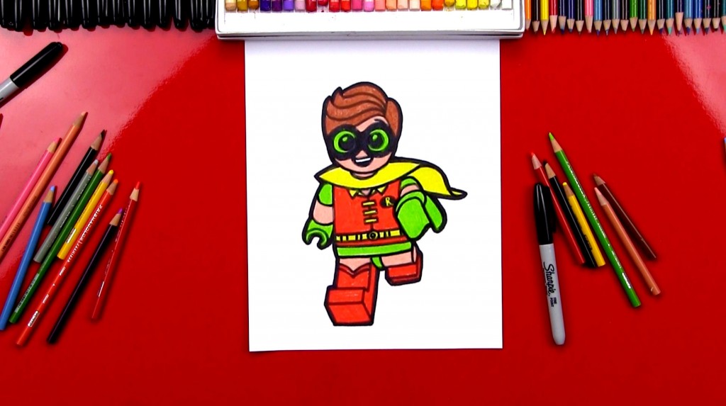 How To Draw Lego Robin