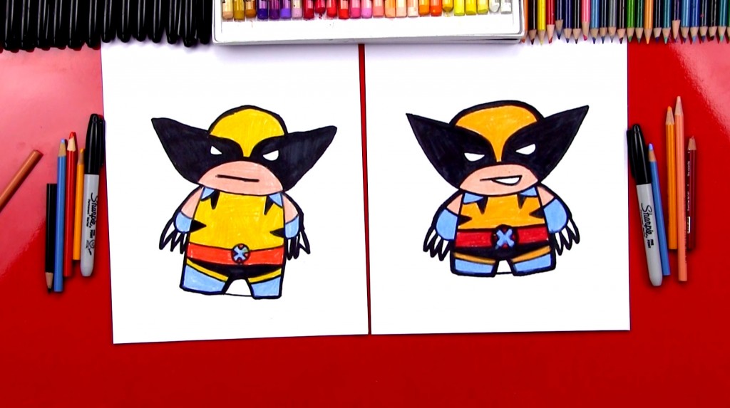 How To Draw Cartoon Wolverine