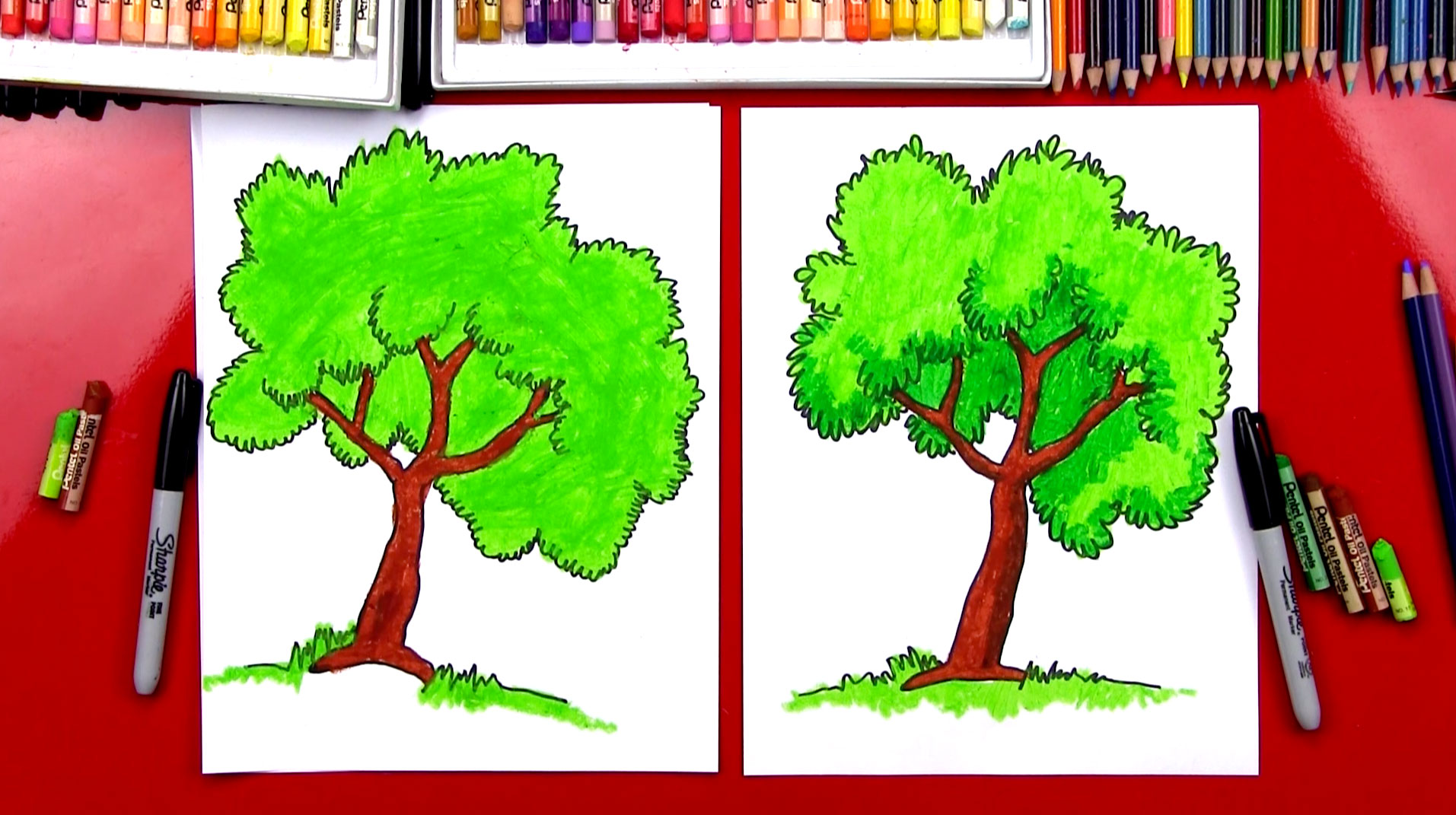 How To Draw A Tree  Art For Kids  Hub