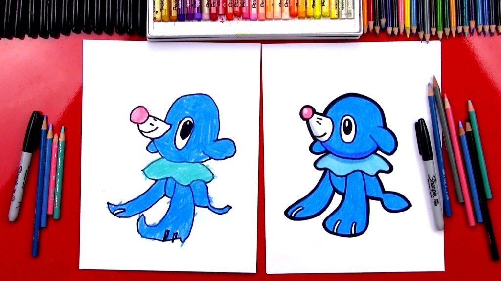 How To Draw Popplio Pokemon