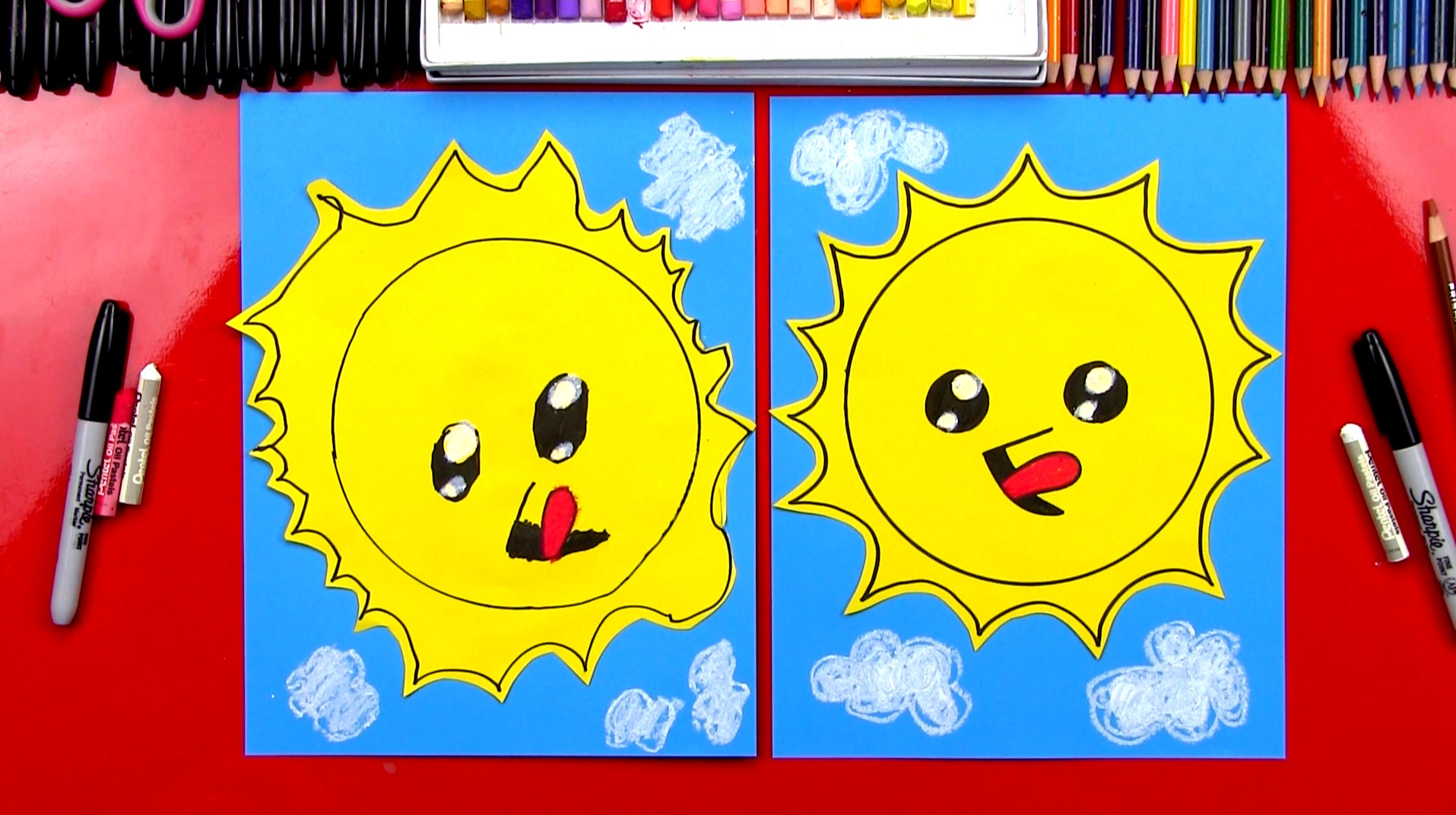 How To Draw The Sun - Art For Kids Hub