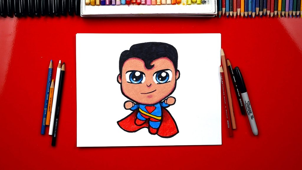 How To Draw Cartoon Superman