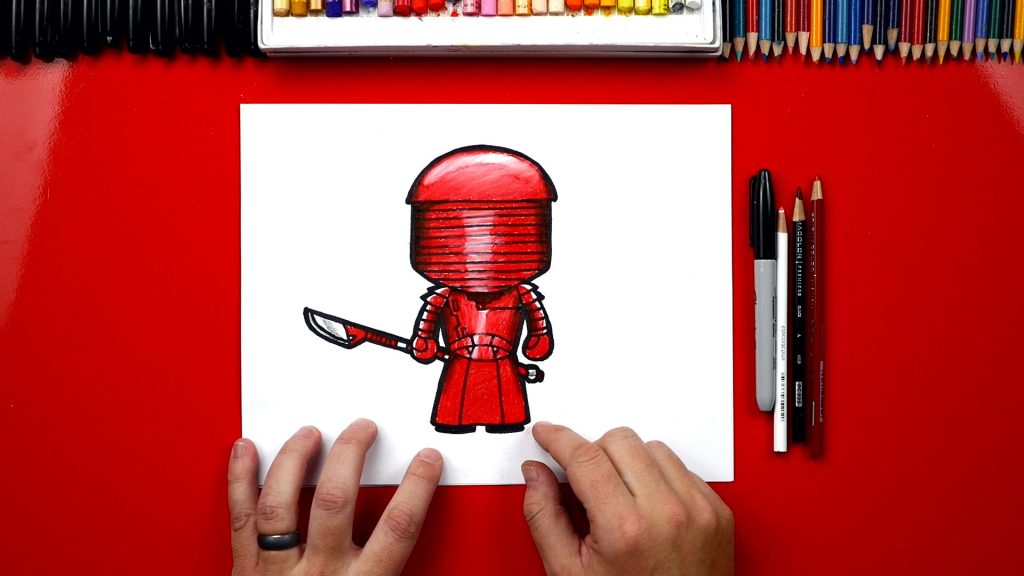 How To Draw A Praetorian Guard From Star Wars