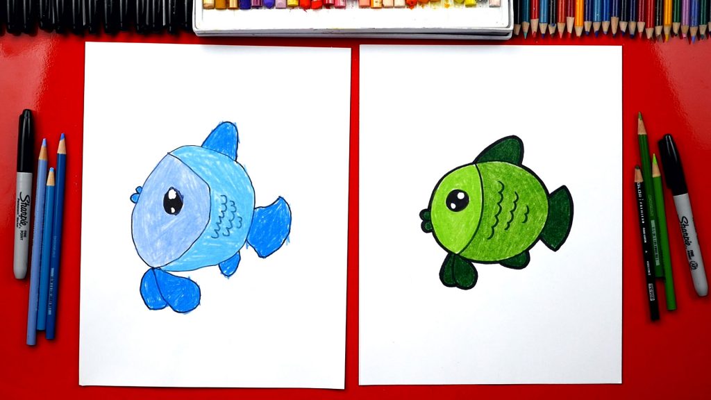 How To Draw A Cartoon Fish