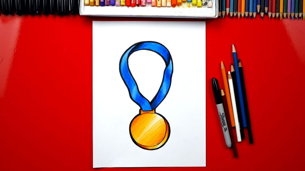 How To Draw A Gold Medal