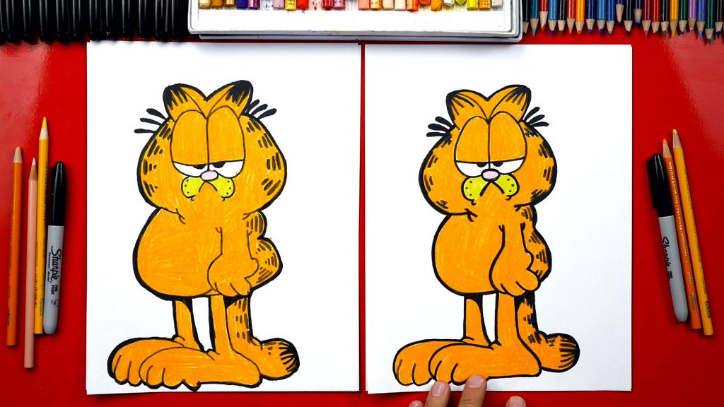 How To Draw Garfield