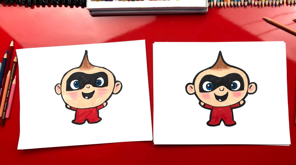 How To Draw Jack Jack From Disney Incredibles 2