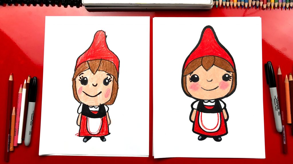 How To Draw Juliet From Sherlock Gnomes