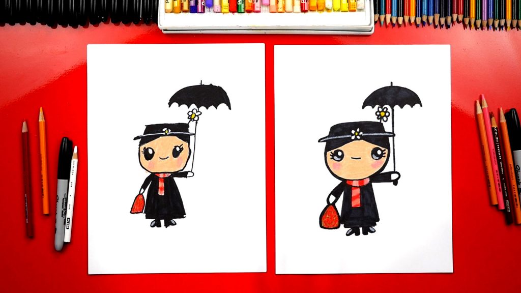 How To Draw Disney’s Mary Poppins