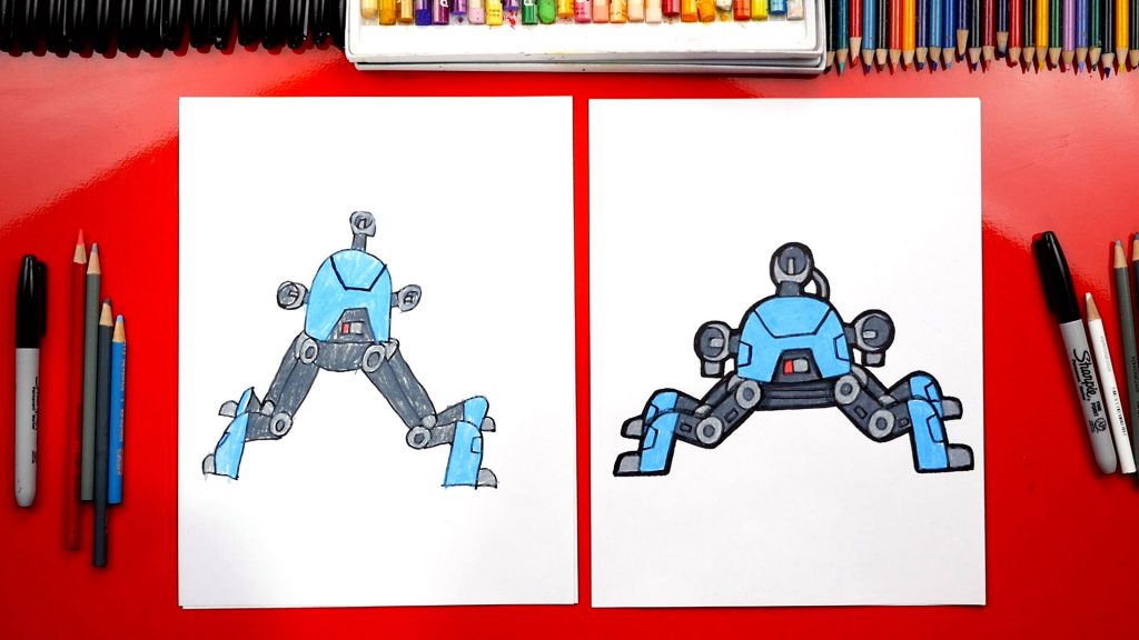 How To Draw A War Robot