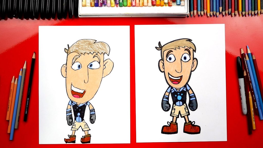 How To Draw Martin From Wild Kratts