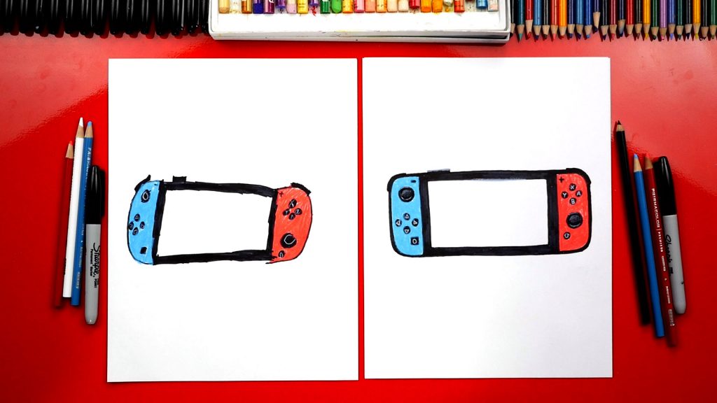 How To Draw A Nintendo Switch + Challenge Time