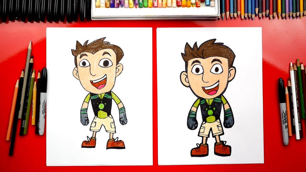 How To Draw Chris From Wild Kratts