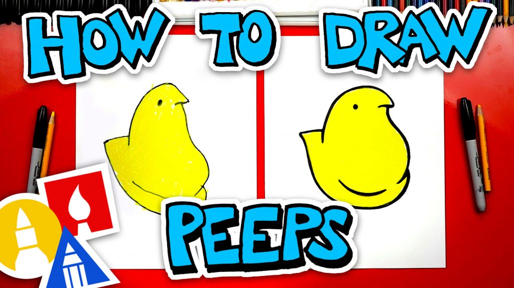 How To Draw An Easter Peeps Chick